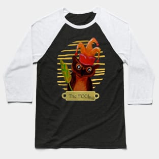 The Fool Tarot Baseball T-Shirt